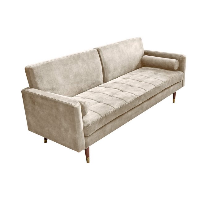 riess-ambiente Schlafsofa COUTURE 195cm champagner / braun, Einzelartikel 1 günstig online kaufen