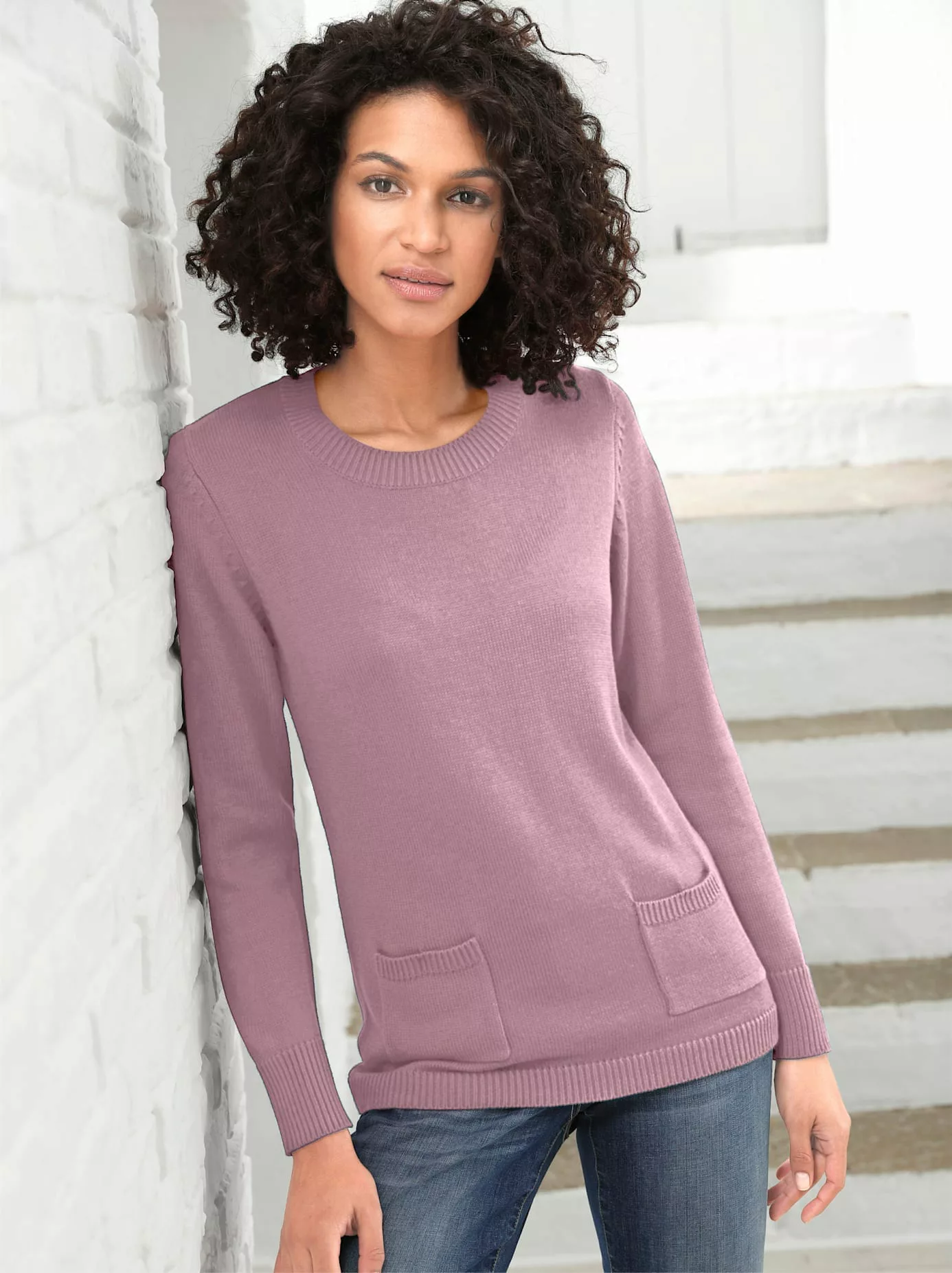 Casual Looks Rundhalspullover "Pullover" günstig online kaufen