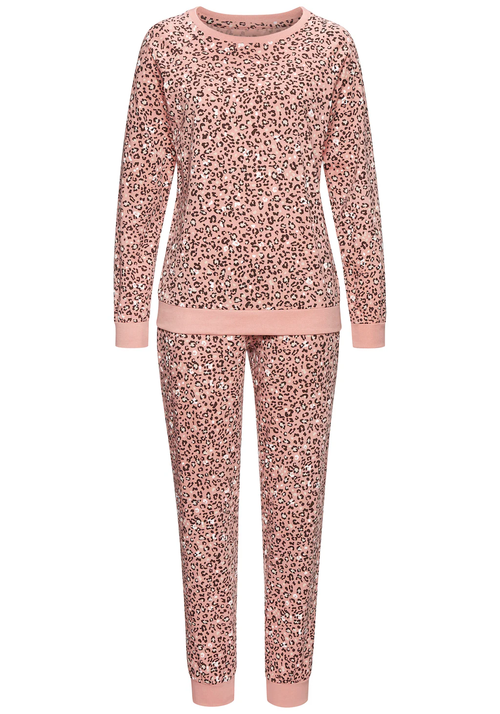 Vivance Dreams Pyjama, (2 tlg.), mit schönem Animalprint günstig online kaufen