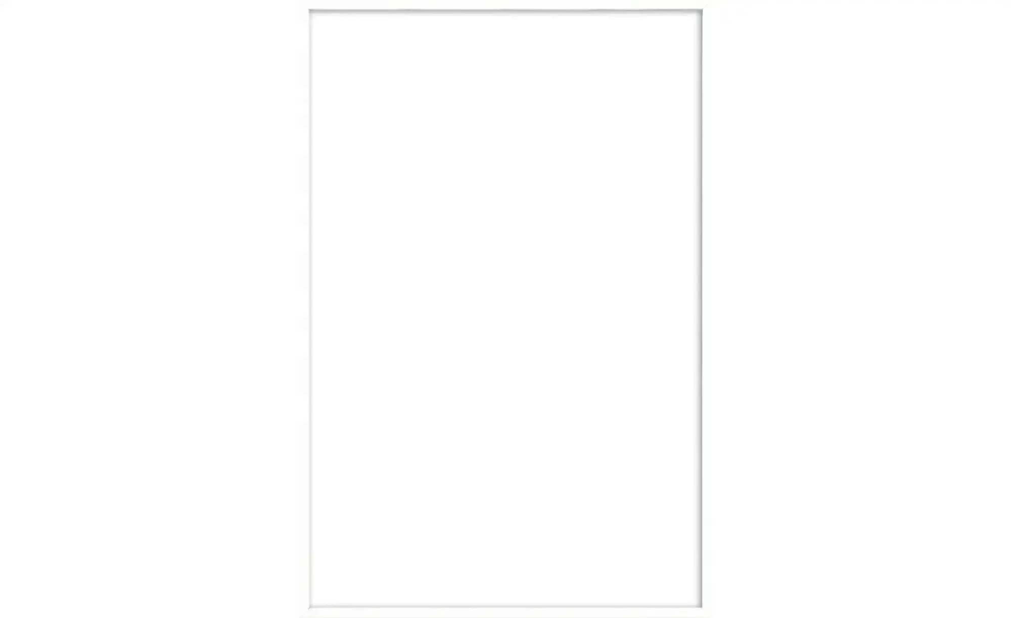 Bilderrahmen 40x60 cm ¦ weiß ¦ Kunststoff ¦ Maße (cm): B: 40 H: 60 T: 2 Acc günstig online kaufen