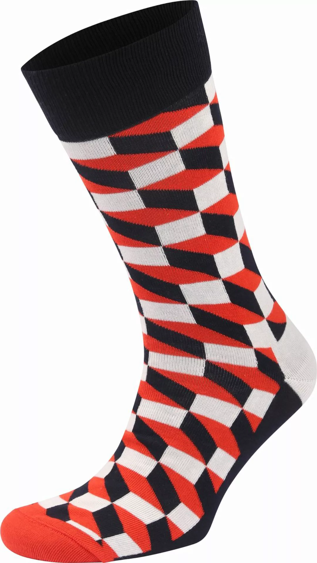 Happy Socks Socken Rote Blöcke - Größe 41-46 günstig online kaufen