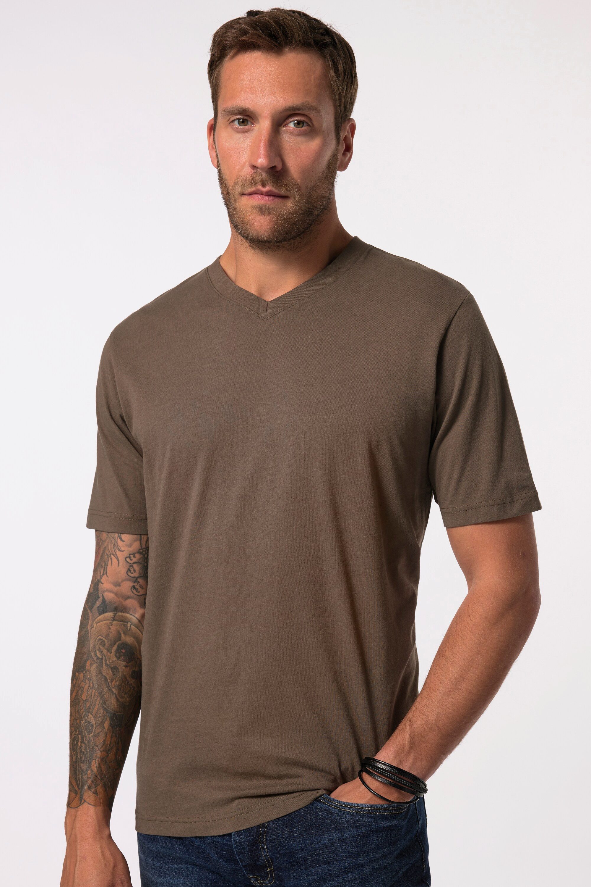 JP1880 T-Shirt JP1880 T-Shirt Basic V-Ausschnitt günstig online kaufen