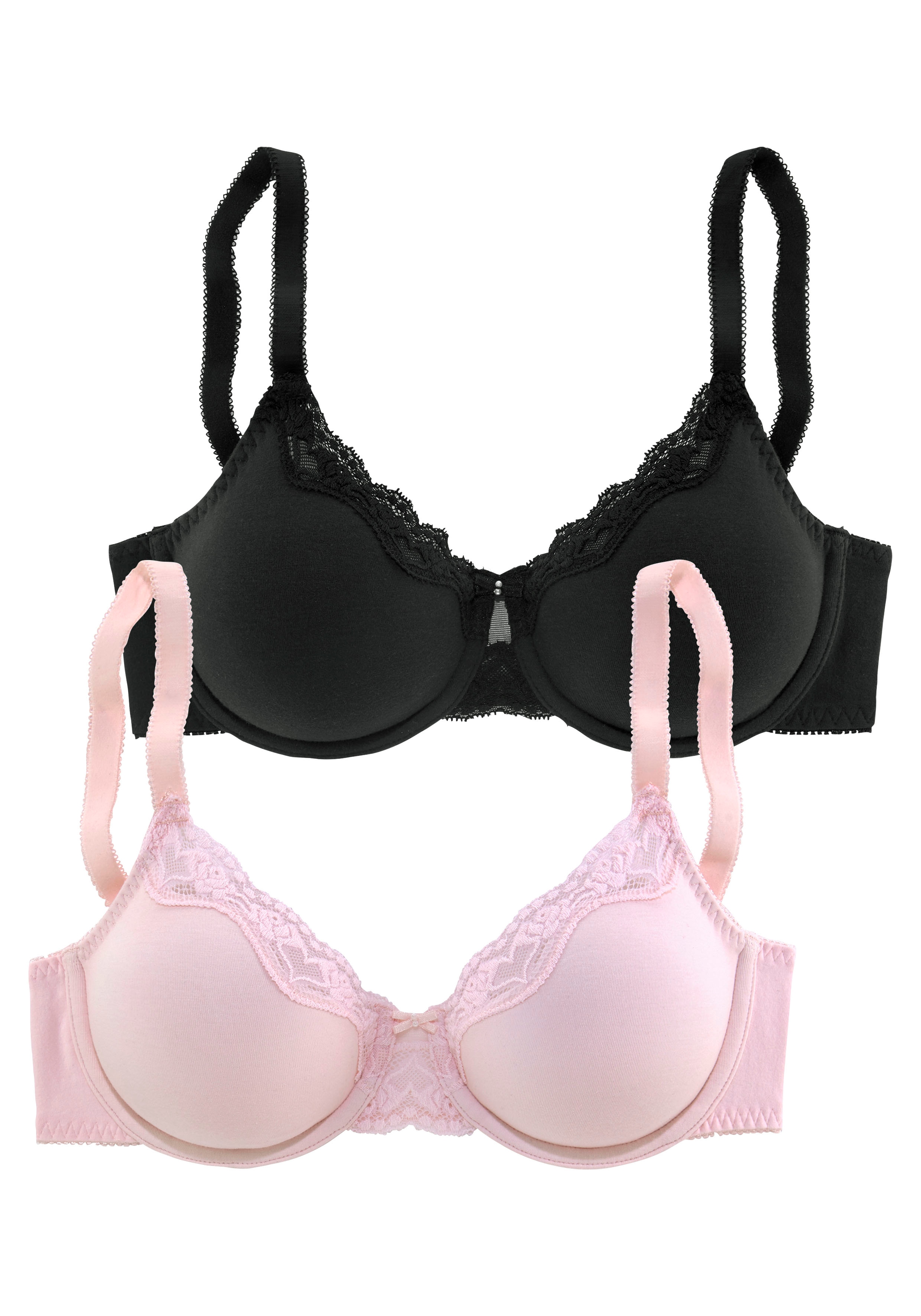 petite fleur Bügel-BH, mit zarter Jacquardspitze günstig online kaufen