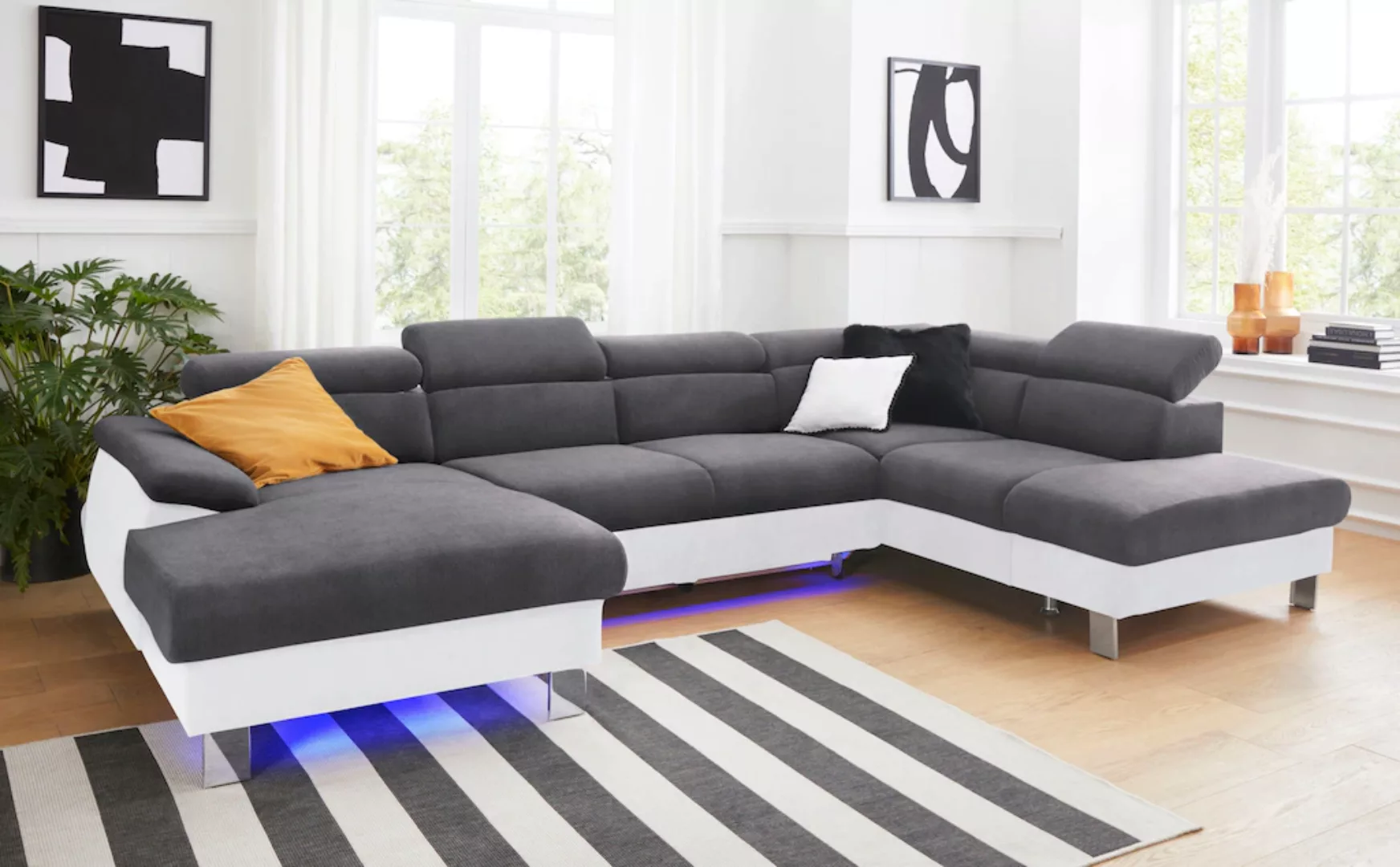 COTTA Polstergarnitur "Komaris U-Form", (Set), Set bestehend aus: Wohnlands günstig online kaufen