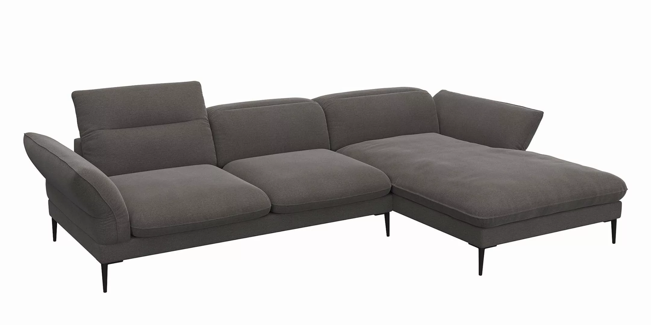 FLEXLUX Ecksofa "Salino, Funktionssofa mit Recamiere, Relaxsofa, Ecksofa", günstig online kaufen