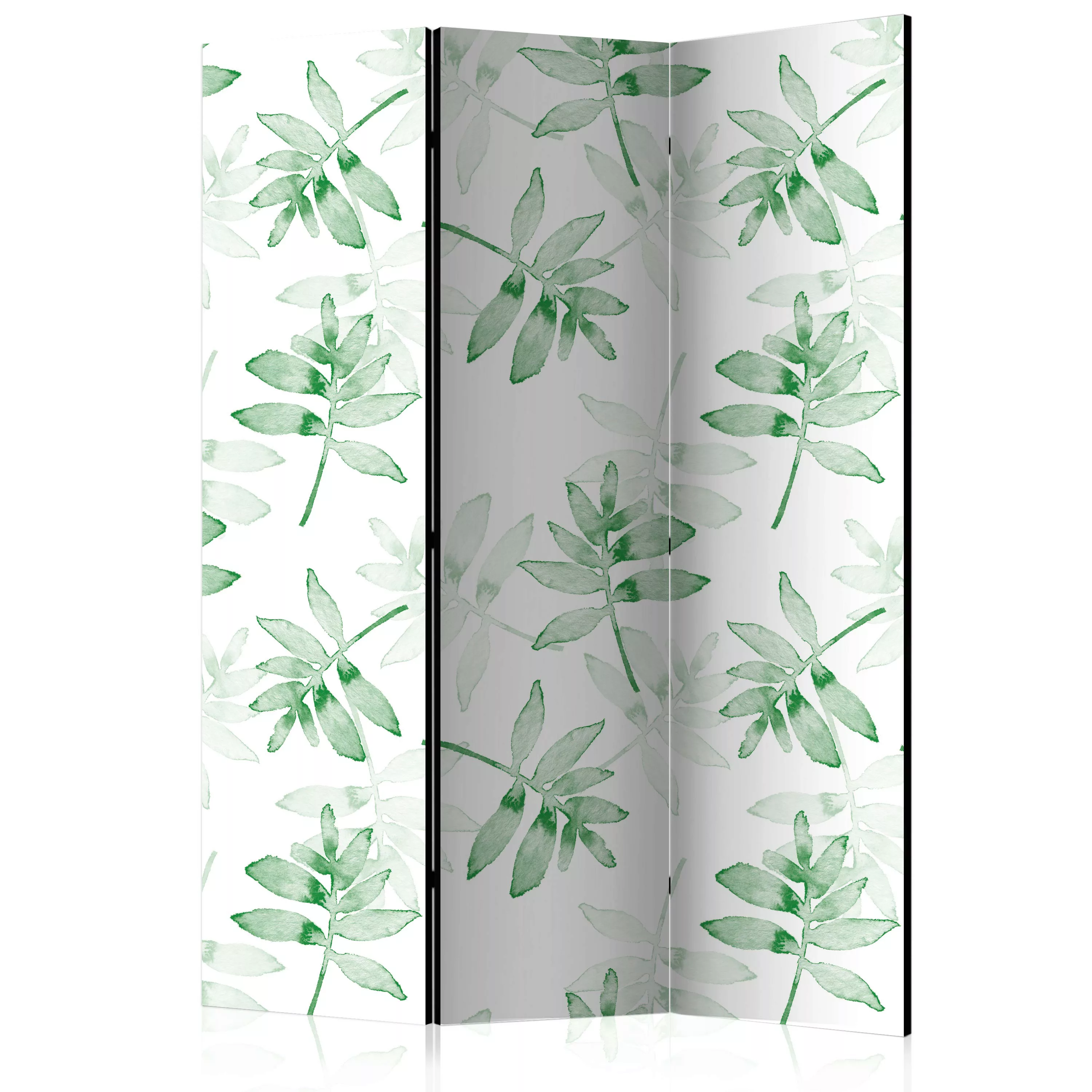 3-teiliges Paravent - Watercolour Branches [room Dividers] günstig online kaufen