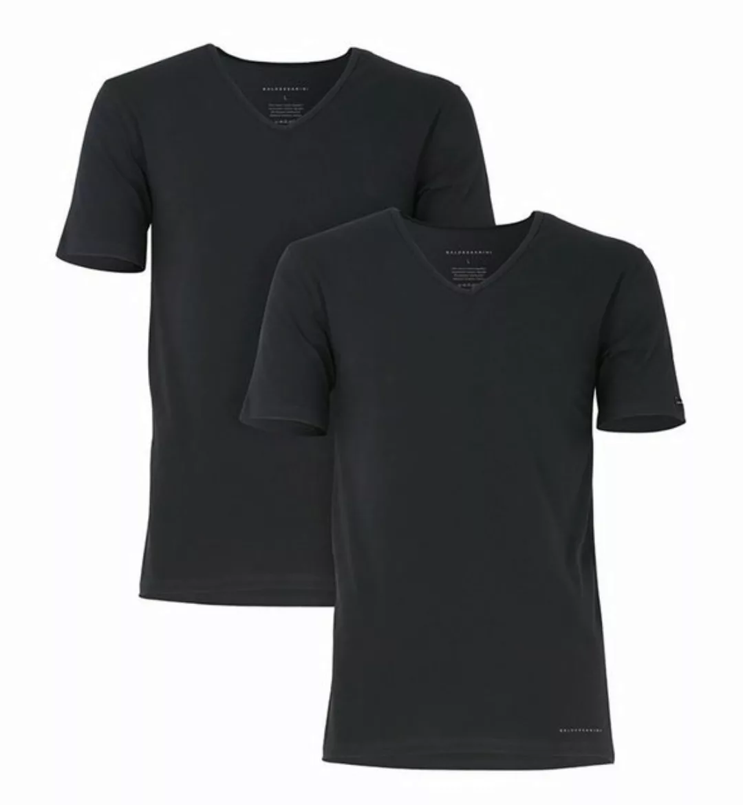 BALDESSARINI T-Shirt Herren Unterhemd 2er Pack, V-Neck, Halbarm günstig online kaufen