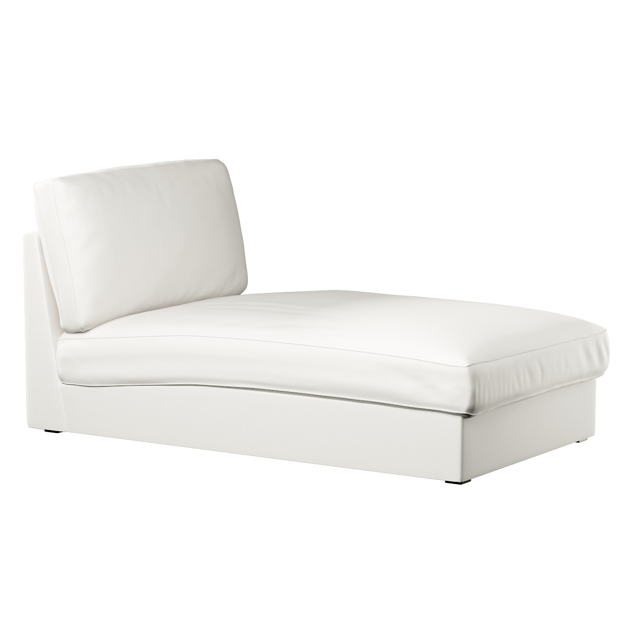 Bezug für Kivik Recamiere Sofa, weiss, Bezug für Kivik Recamiere, Cotton Pa günstig online kaufen