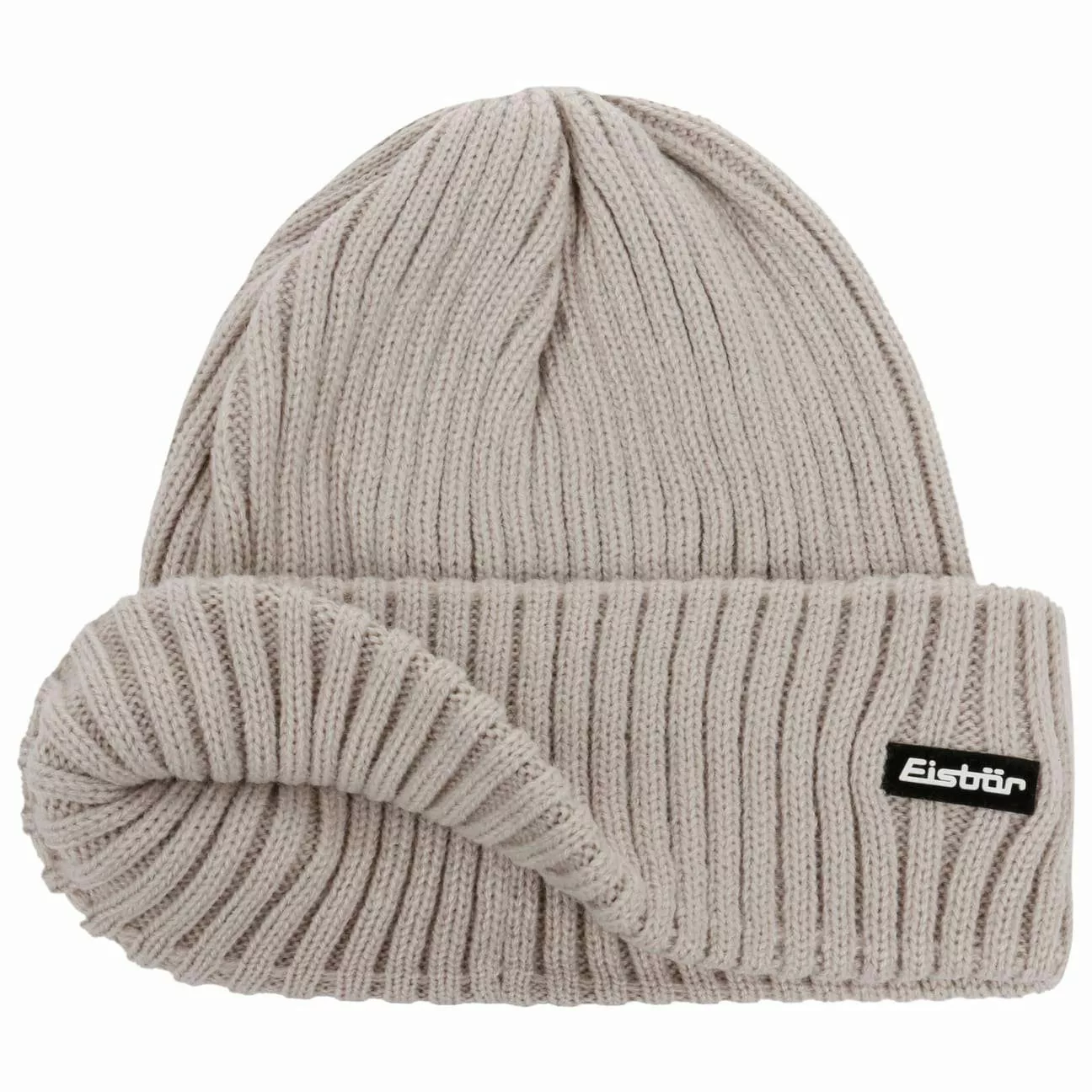 Eisbär Strickmütze (1-St) Wintermütze mit Umschlag günstig online kaufen