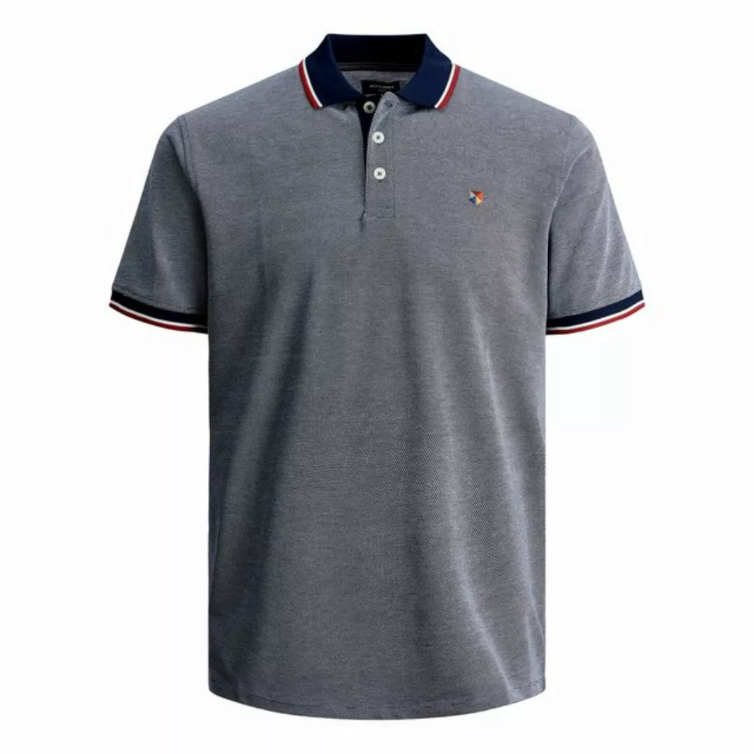 Jack & Jones Poloshirt JPRBLUWIN Polo SS Noos mit farblich abgesetzten Stre günstig online kaufen