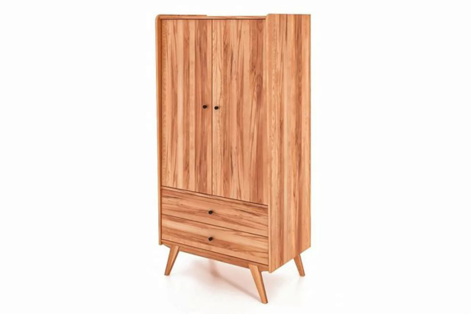 byoak Kleiderschrank RETRO aus Massivholz, Naturgeölt günstig online kaufen