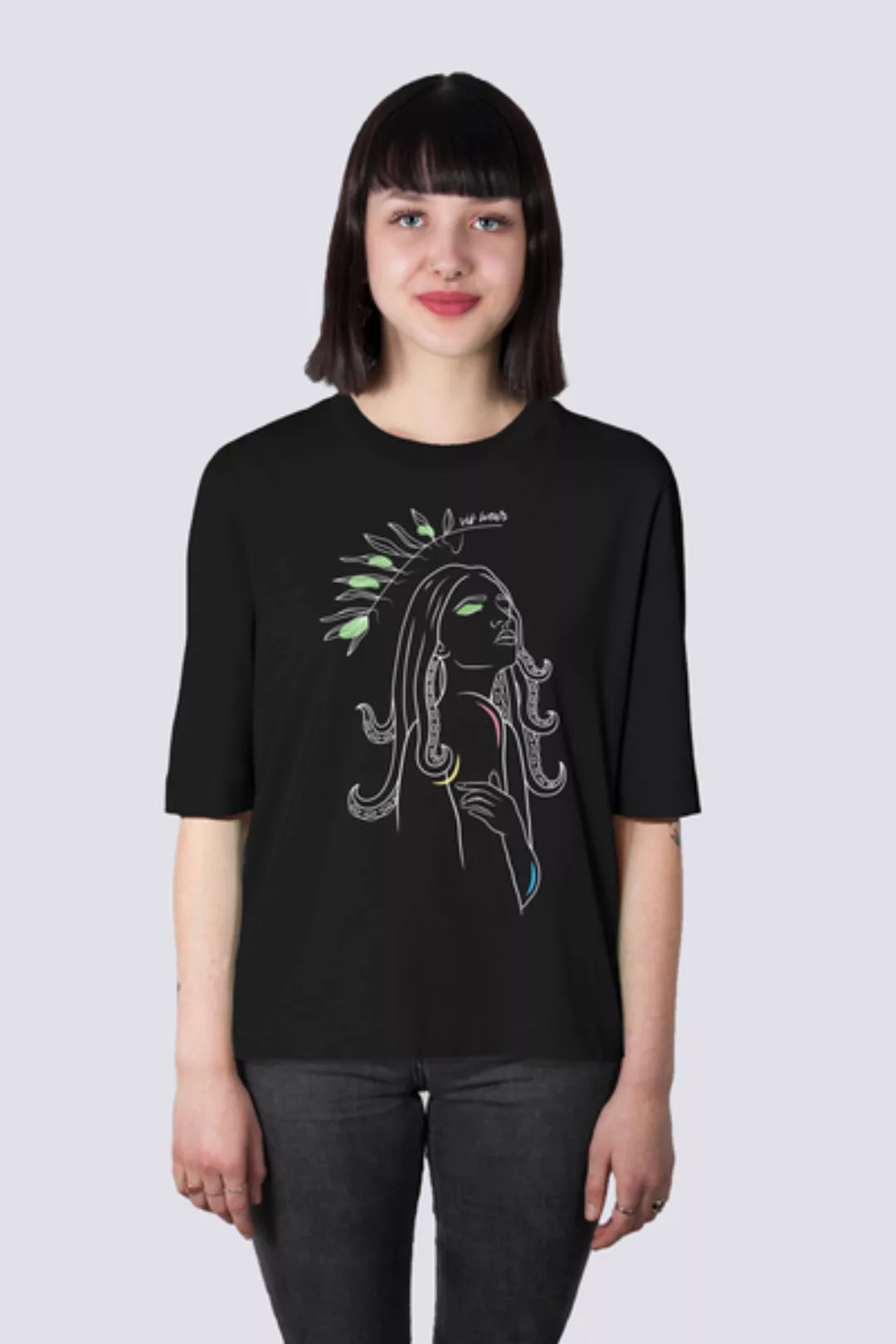 Göttin Des Meeres, Damen Premium T-shirt Aus Bio Baumwolle Print günstig online kaufen