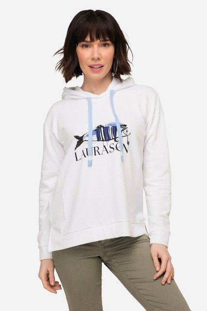 Laurasøn Sweatshirt Hoodie Fisch Motiv Kapuze Langarm günstig online kaufen