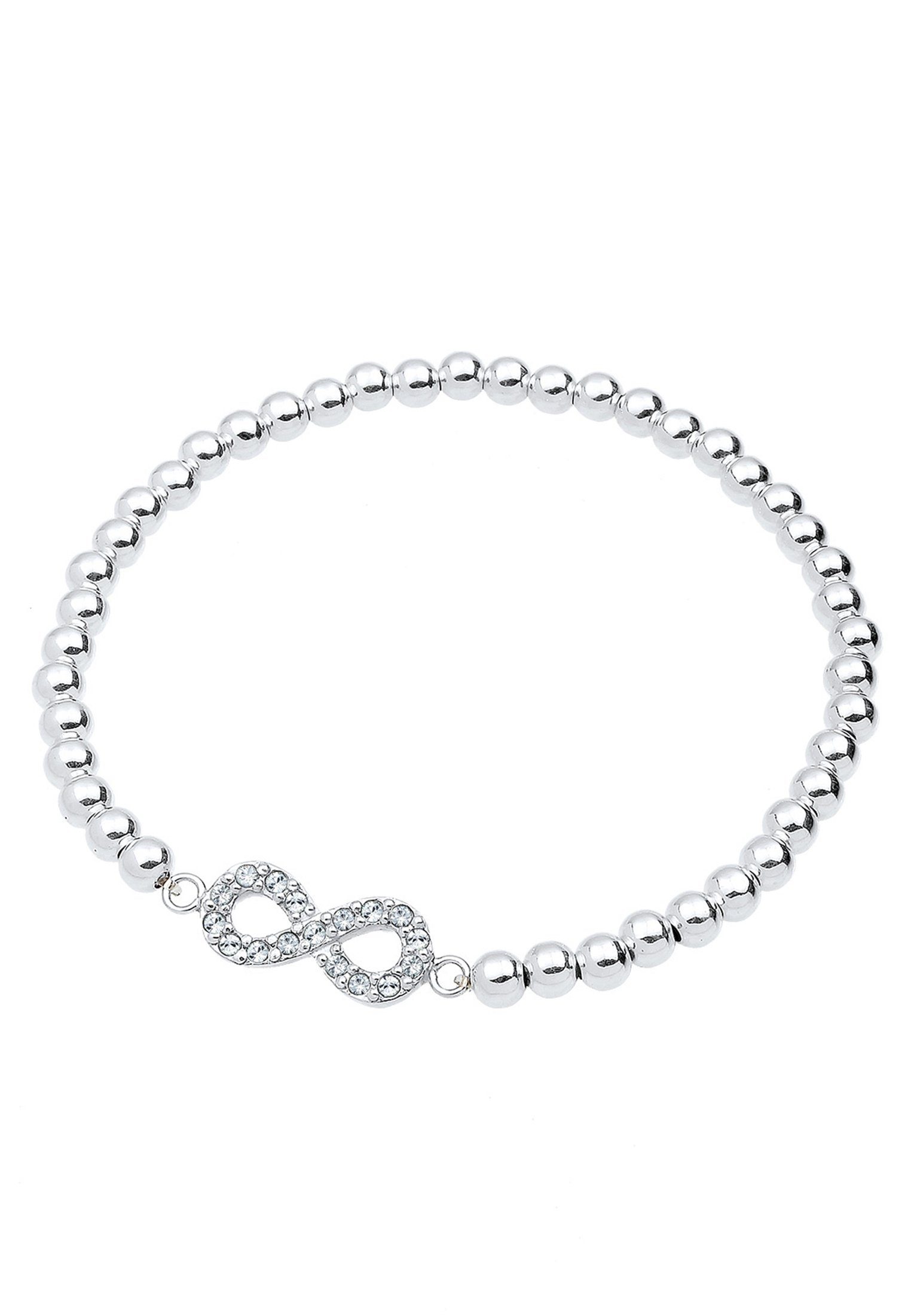 Elli Armband Infinity Glas Kristalle Weiß günstig online kaufen