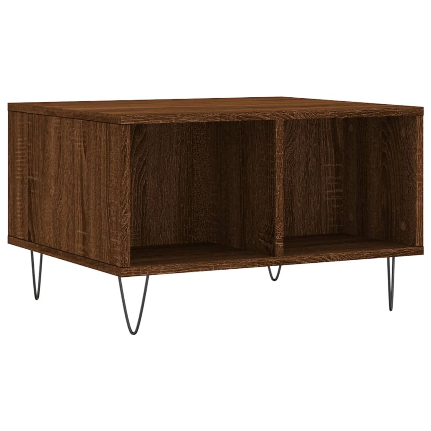 vidaXL Couchtisch Braun Eichen-Optik 60x50x36,5 cm Holzwerkstoff Modell 3 günstig online kaufen