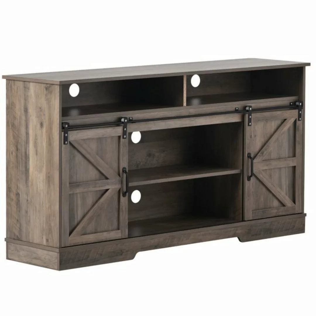 Gotagee TV-Schrank TV-Möbel Sideboard Farmhouse verstellbaren Regalen Beist günstig online kaufen