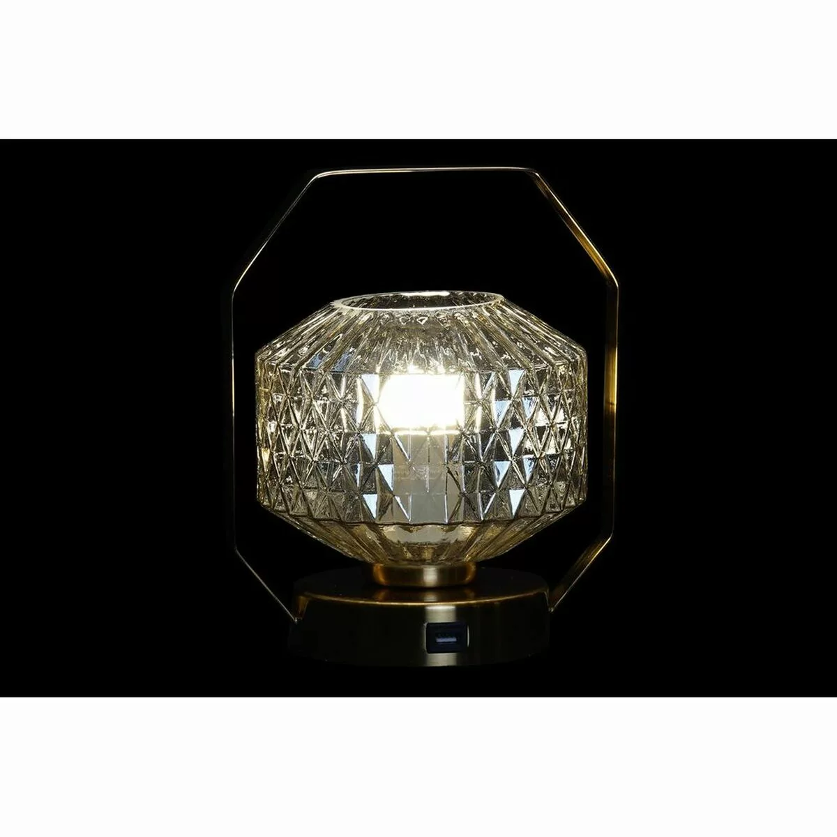 Tischlampe Dkd Home Decor Golden 220 V (22 X 20 X 26,5 Cm) günstig online kaufen