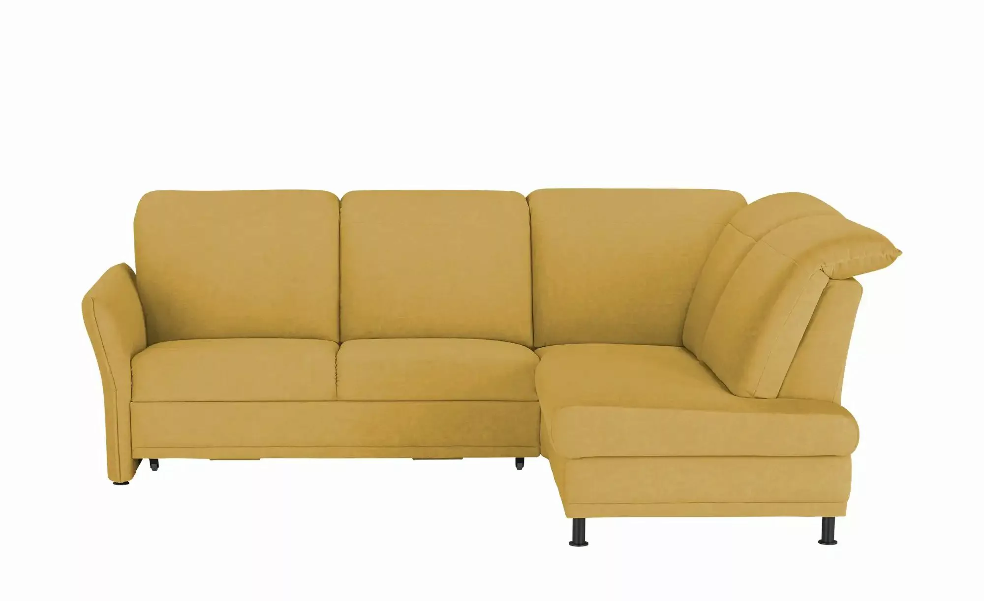 Polstermöbel Oelsa Ecksofa  Messina ¦ gelb ¦ Maße (cm): B: 258 H: 92 T: 198 günstig online kaufen