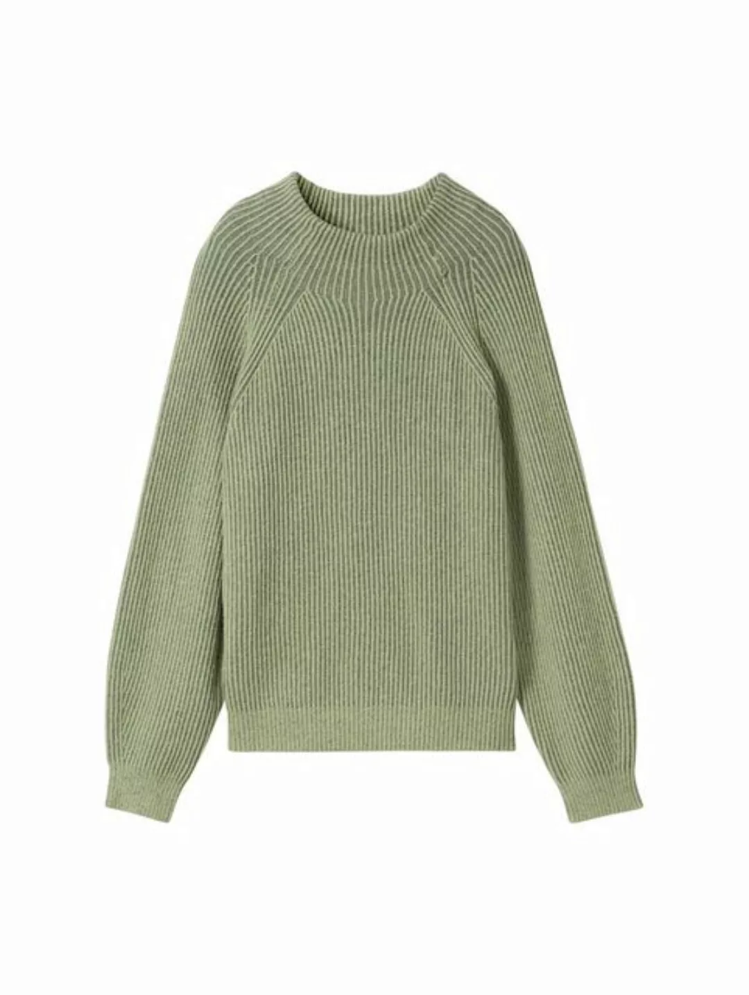 Tom Tailor Damen Pullover KNIT PLATED RIB - Reguler Fit günstig online kaufen