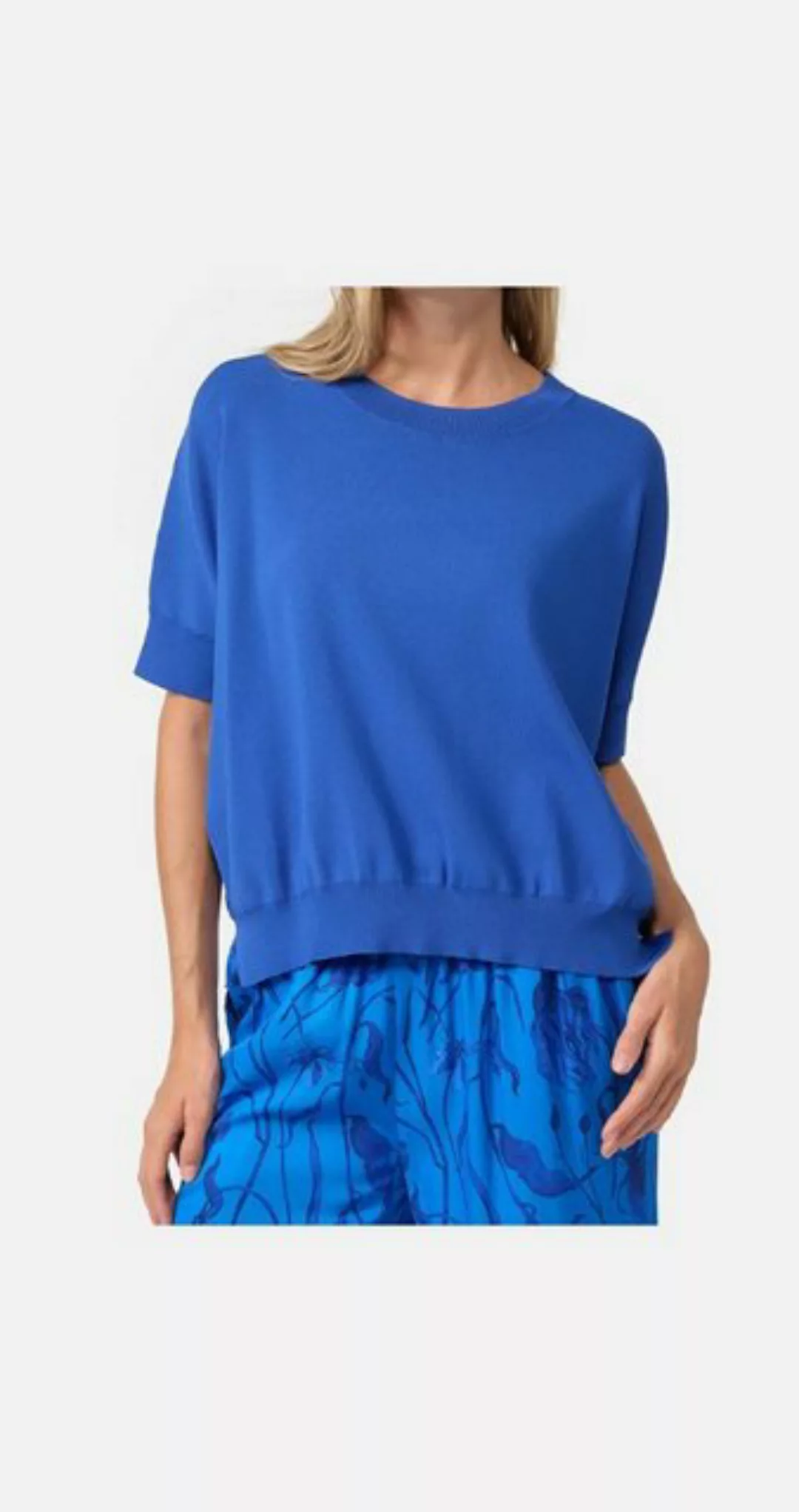 CATNOIR Kurzarmhemd Pullover halbarm CATNOIR azurblau günstig online kaufen