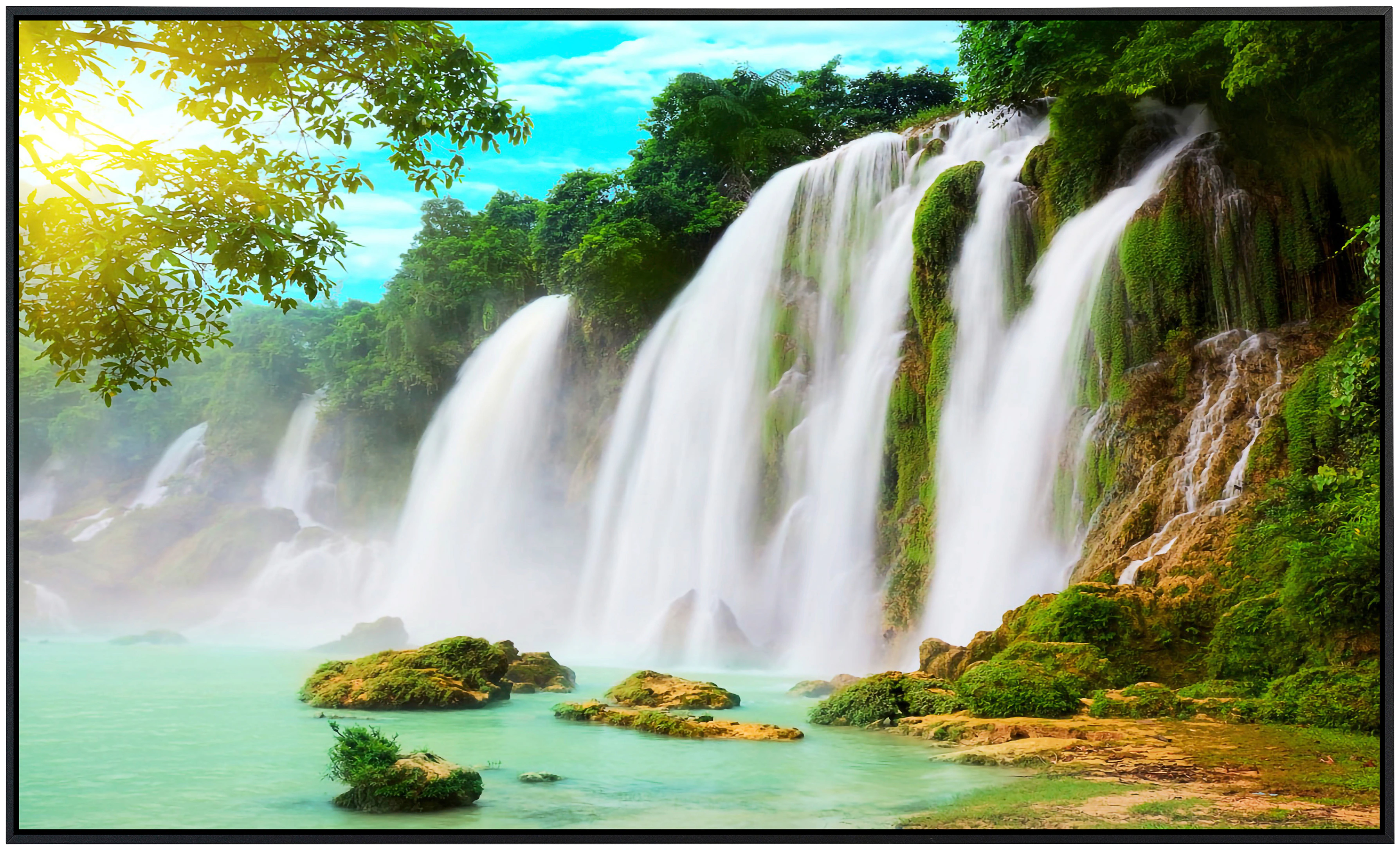 Papermoon Infrarotheizung »Ban Gioc Vietnam Wasserfall«, sehr angenehme Str günstig online kaufen