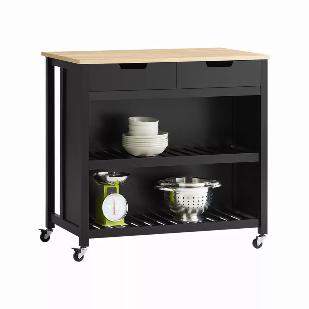 SoBuy Küchenwagen FKW74, Kücheninsel Sideboard Küchenschrank günstig online kaufen