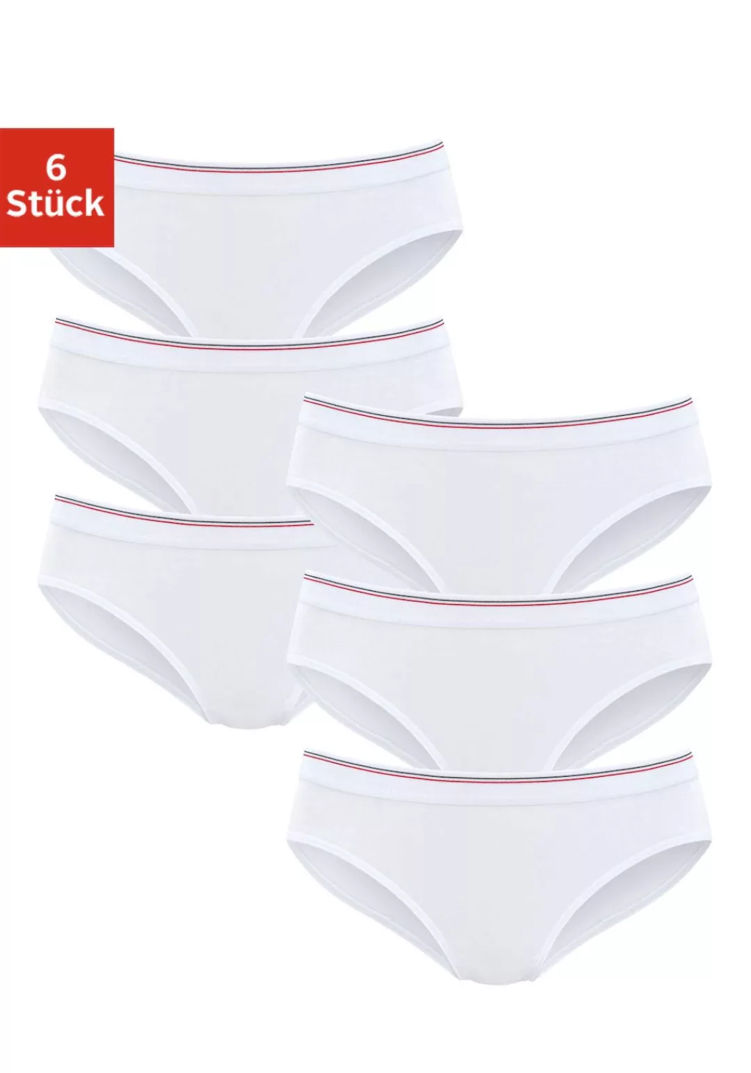 H.I.S Bikinislip, (6er-Pack), aus elastischer Baumwoll-Qualität günstig online kaufen