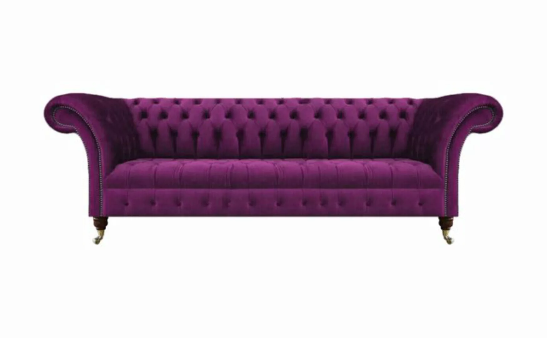 JVmoebel Chesterfield-Sofa Sofa Couch Viersitzer Luxus Möbel Chesterfield W günstig online kaufen