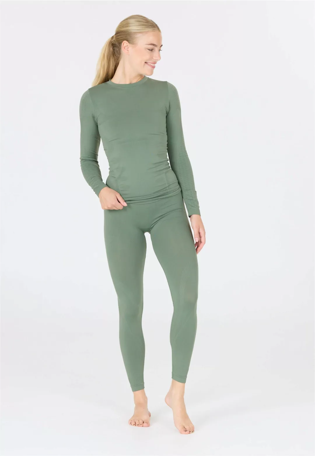 WHISTLER Funktionsshirt "Mall", (2 tlg.), mit Langarmshirt und Tights günstig online kaufen