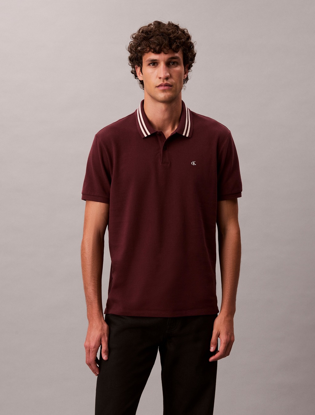 Calvin Klein Jeans Poloshirt "SS CSL PQ CLSSC TPPD", Mit Rundhalsausschnitt günstig online kaufen