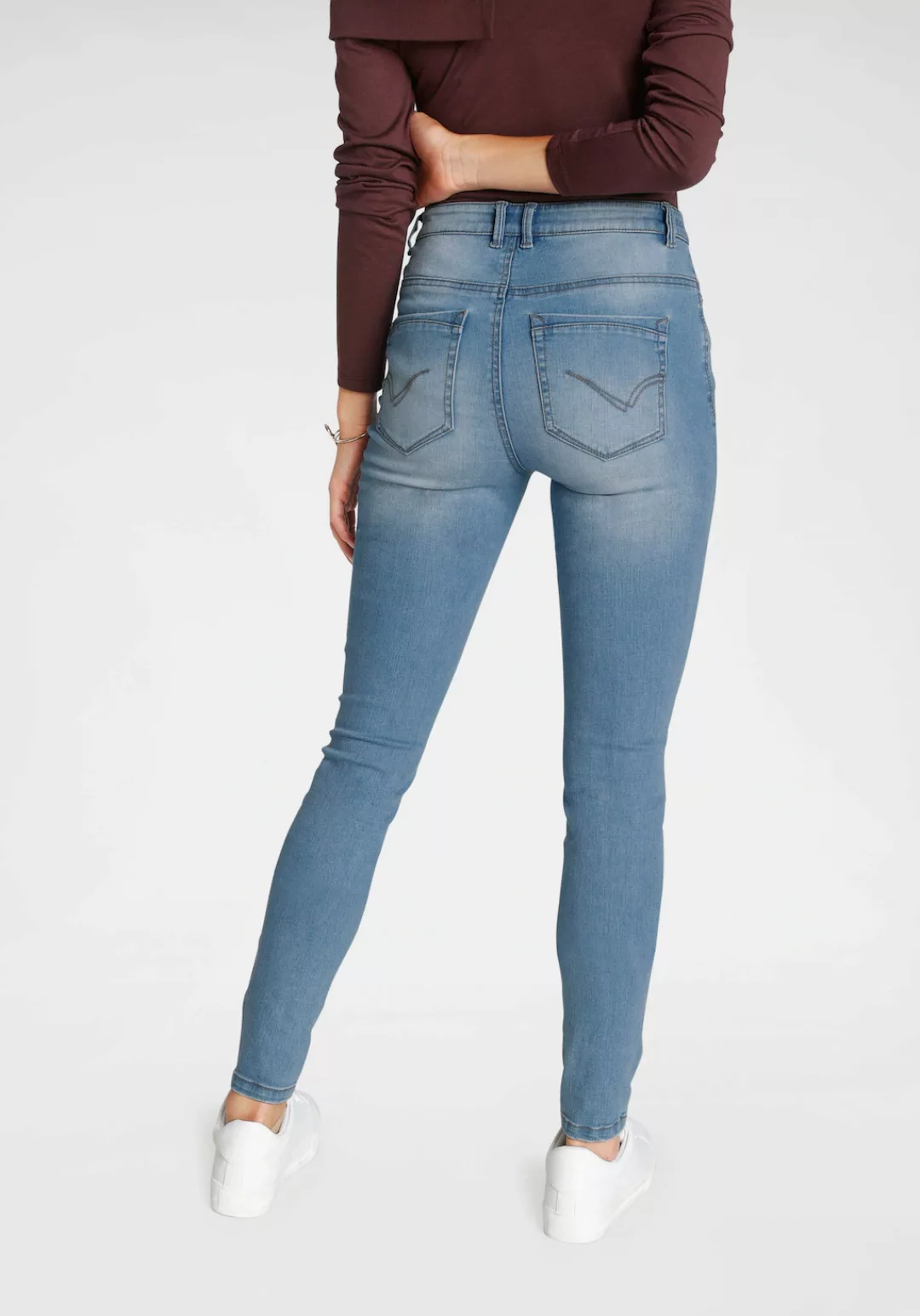 ONLY Skinny-fit-Jeans ONLPAOLA mit Stretch günstig online kaufen
