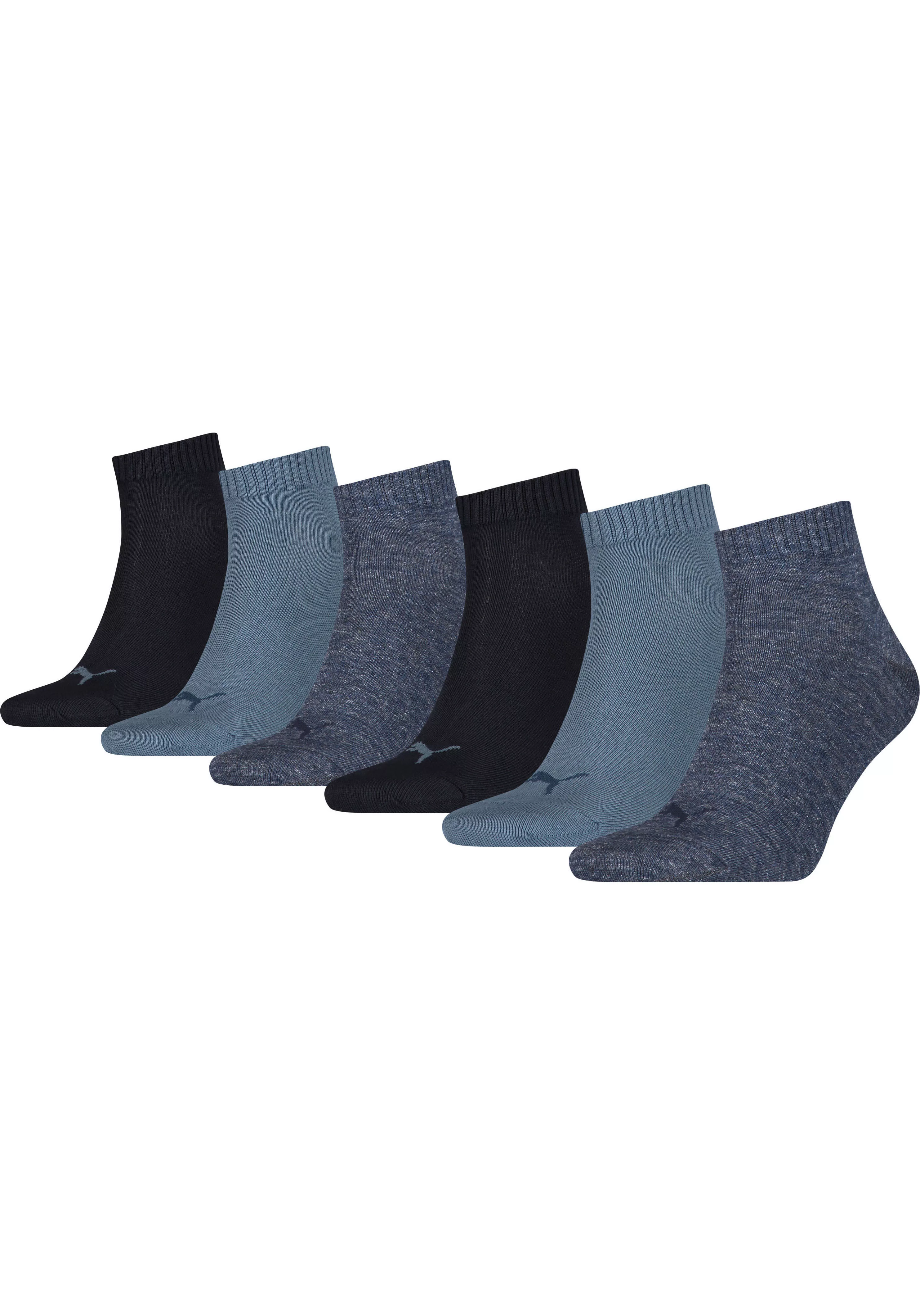 PUMA Kurzsocken "UNISEX QUARTER PLAIN 6P ECOM", (6 Paar) günstig online kaufen