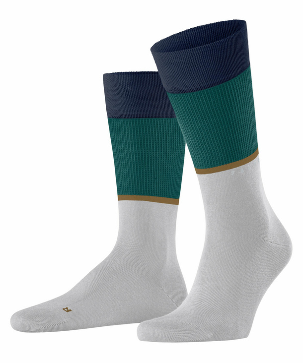 FALKE Unlimited Socken, 44-45, Grau, Mehrfarbig, Baumwolle (Bio), 12485-320 günstig online kaufen