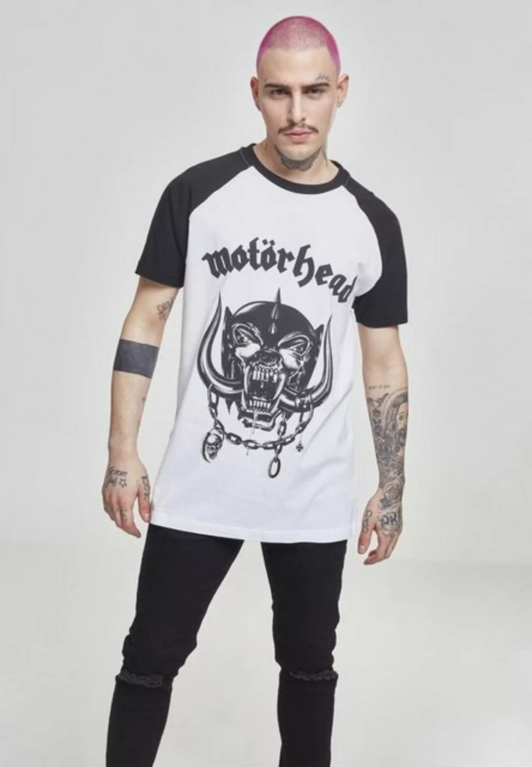 Merchcode T-Shirt MC007 - Motörhead Everything Louder Raglan Tee günstig online kaufen