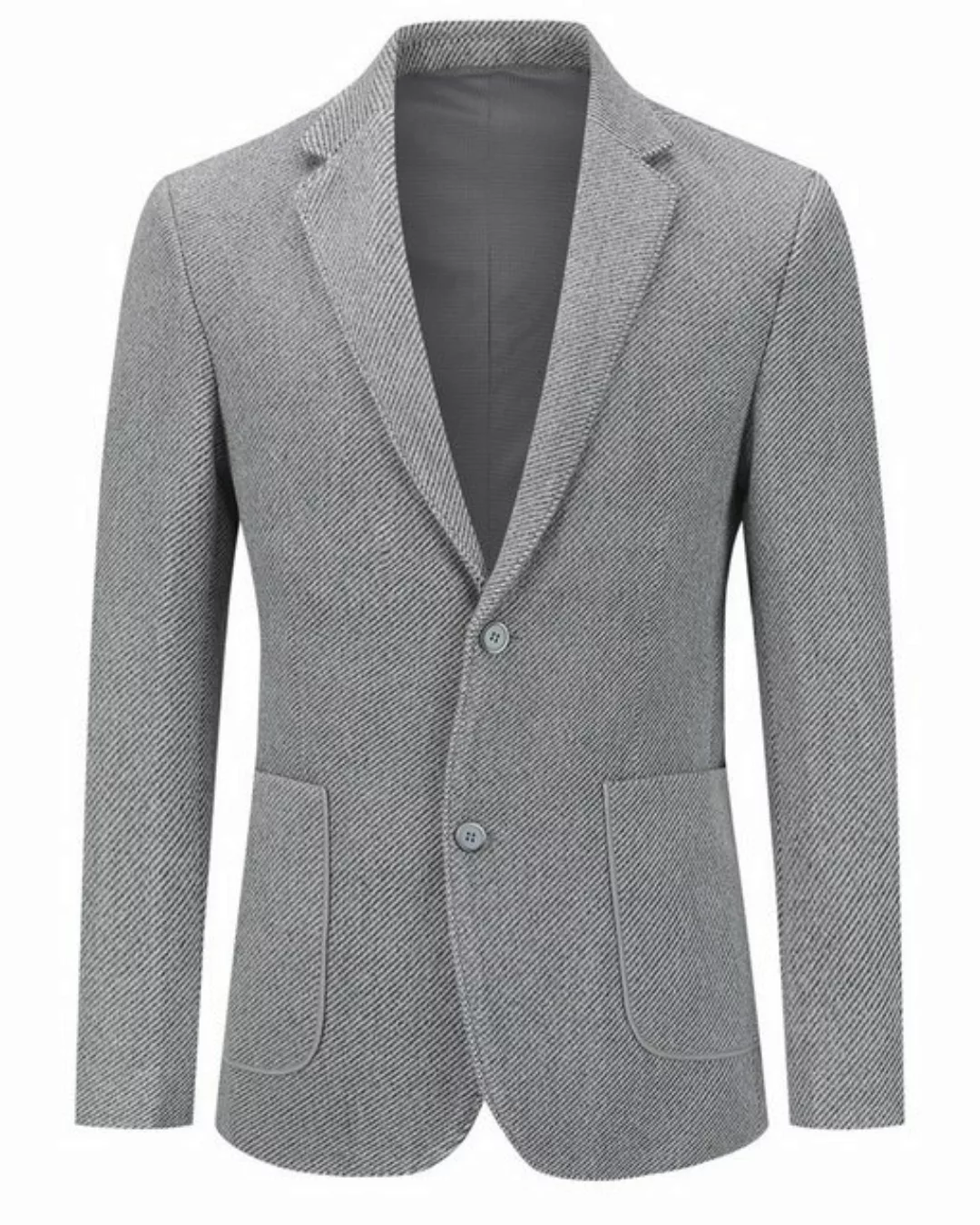 Allthemen Anzugsakko Klassischer Blazer mit Streifen günstig online kaufen