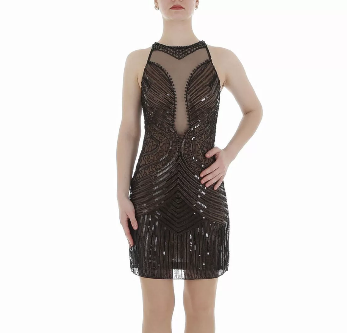 Ital-Design Partykleid Damen Party & Clubwear Pencil (86365328) Pailletten günstig online kaufen