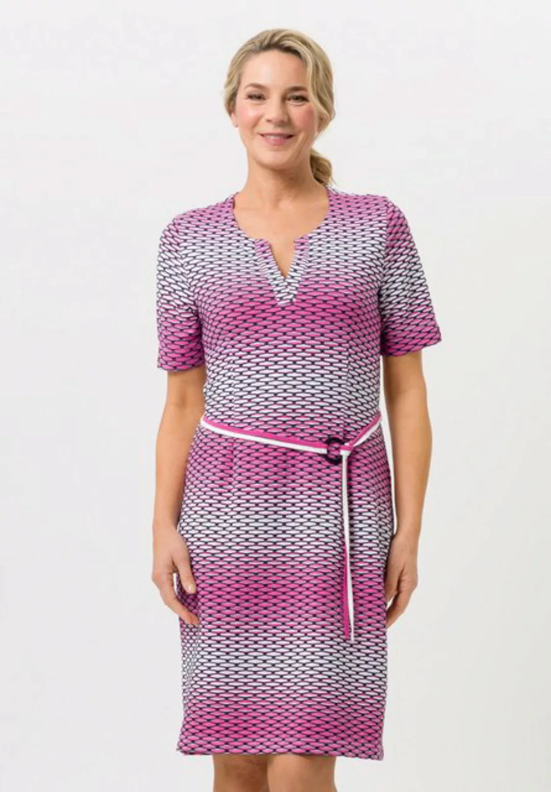 FRANK WALDER Jerseykleid mit dekorativem Bindeband günstig online kaufen