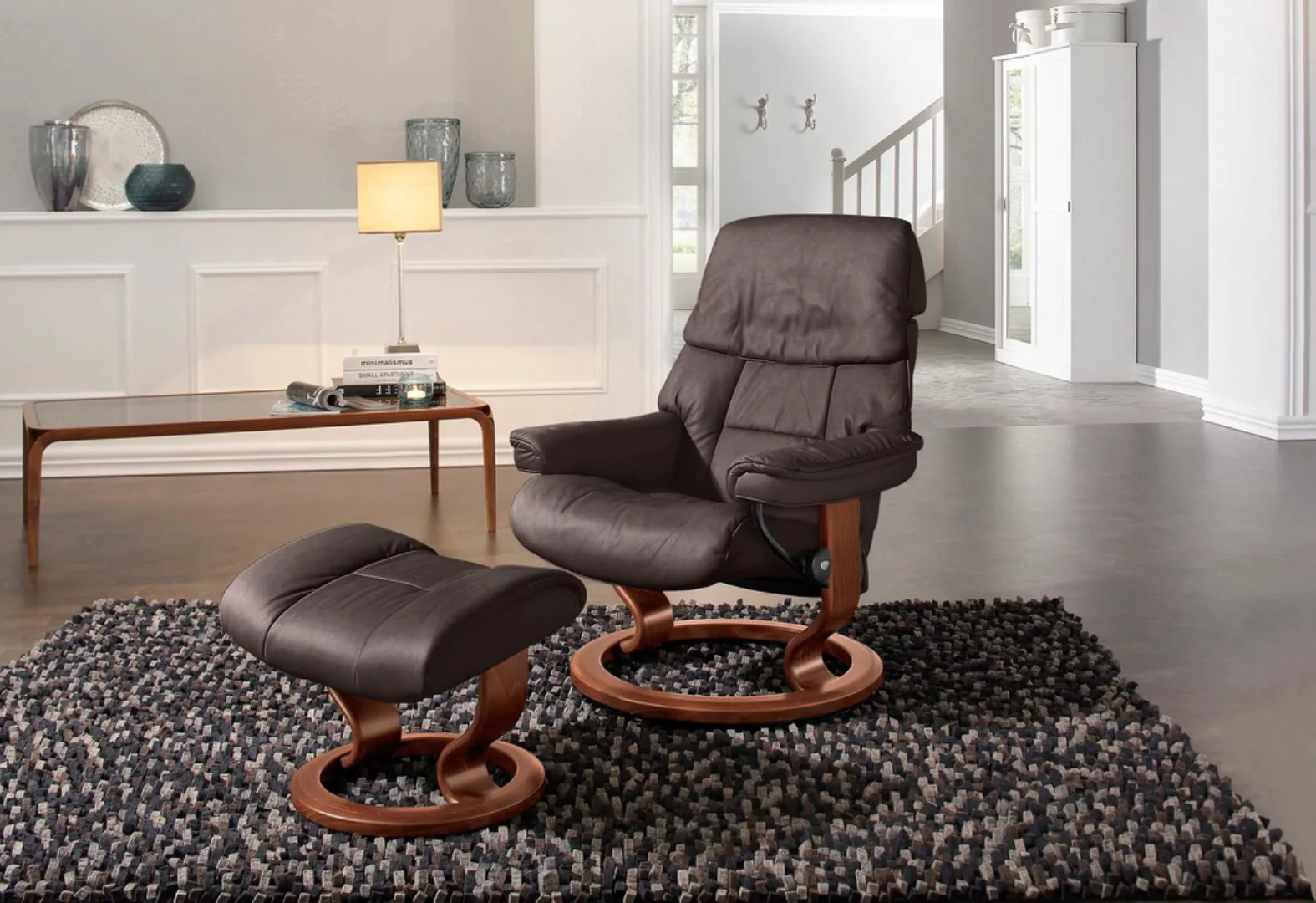 Stressless® Relaxsessel »Ruby«, (Set), mit Classic Base, Größe L, Gestell E günstig online kaufen