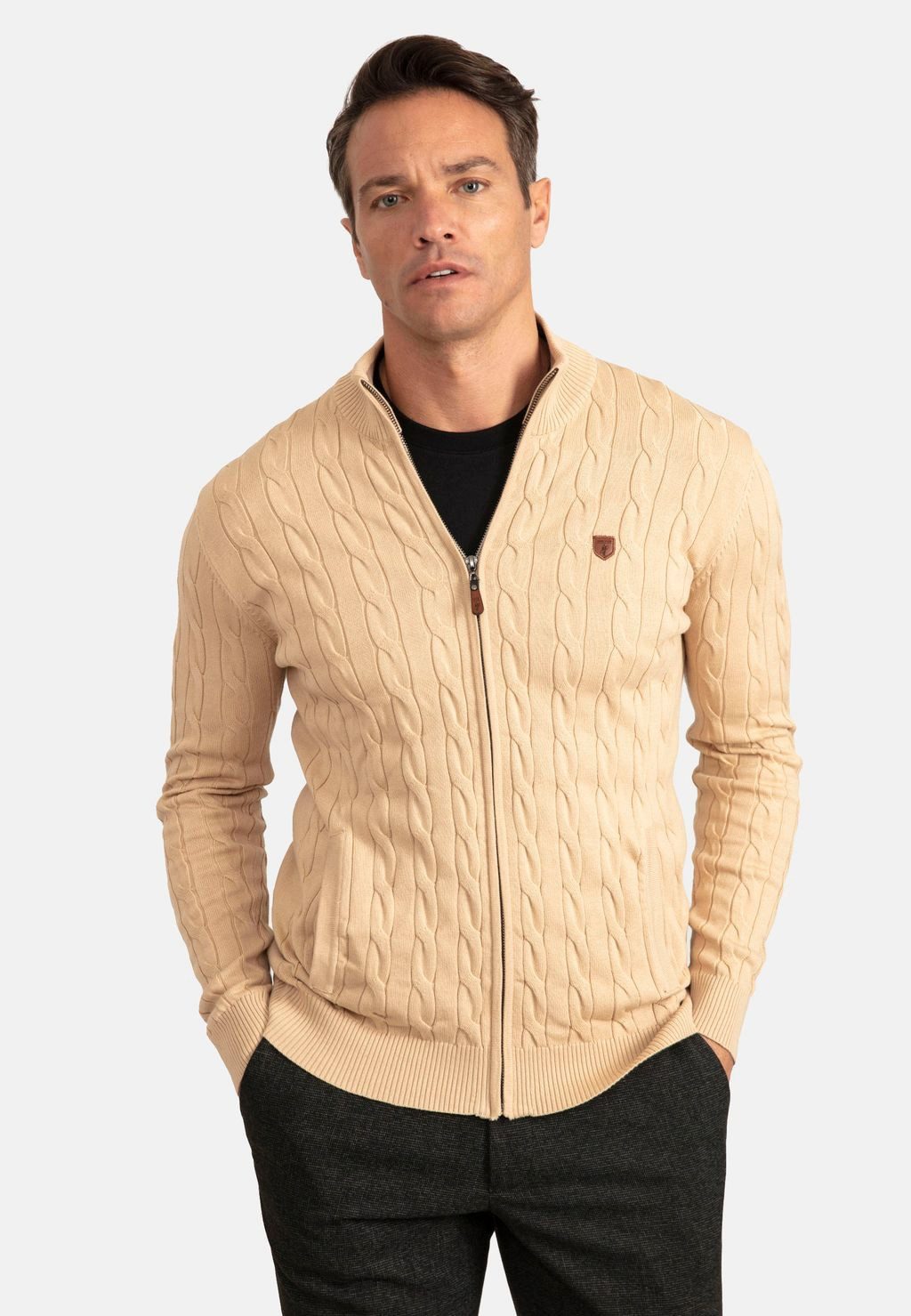 Jacey Quinn Cardigan Braided Full Zip günstig online kaufen