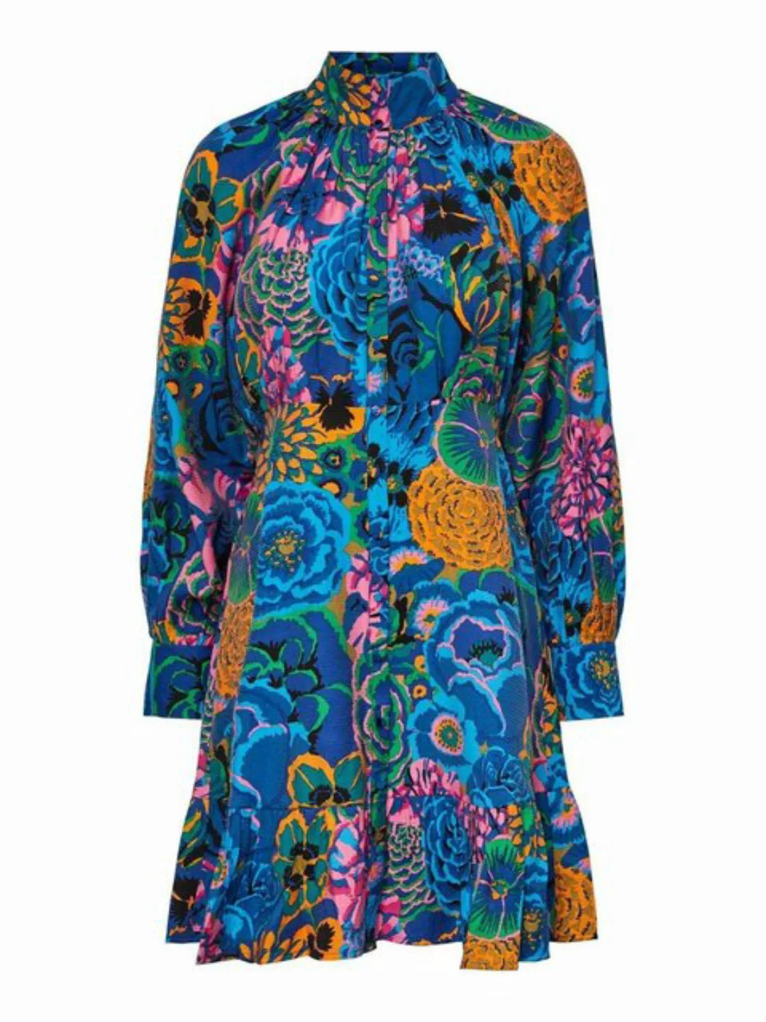 Y.A.S Blusenkleid Damen Kleid YASFLORI LS HIGH NECK DRESS (1-tlg) günstig online kaufen