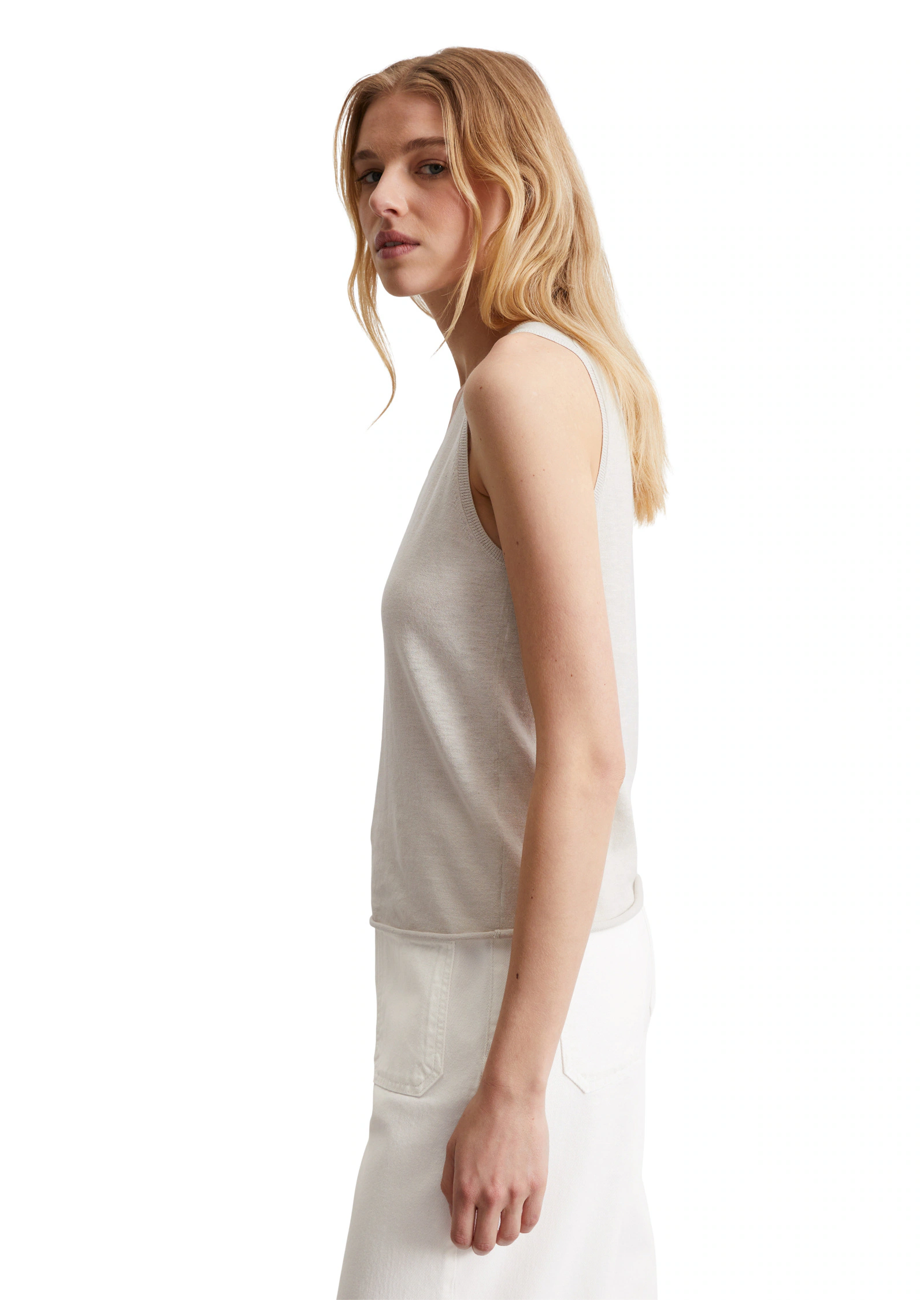 Marc OPolo Strickpullover "aus Organic Cotton-Leinen-Mix" günstig online kaufen