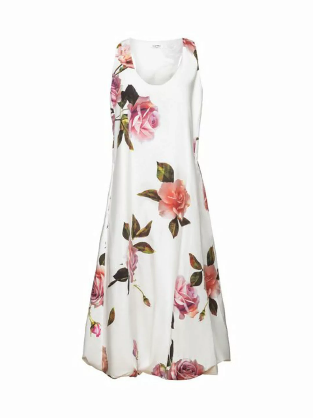 Esprit Maxikleid Kleid mit Print und Puffsaum günstig online kaufen