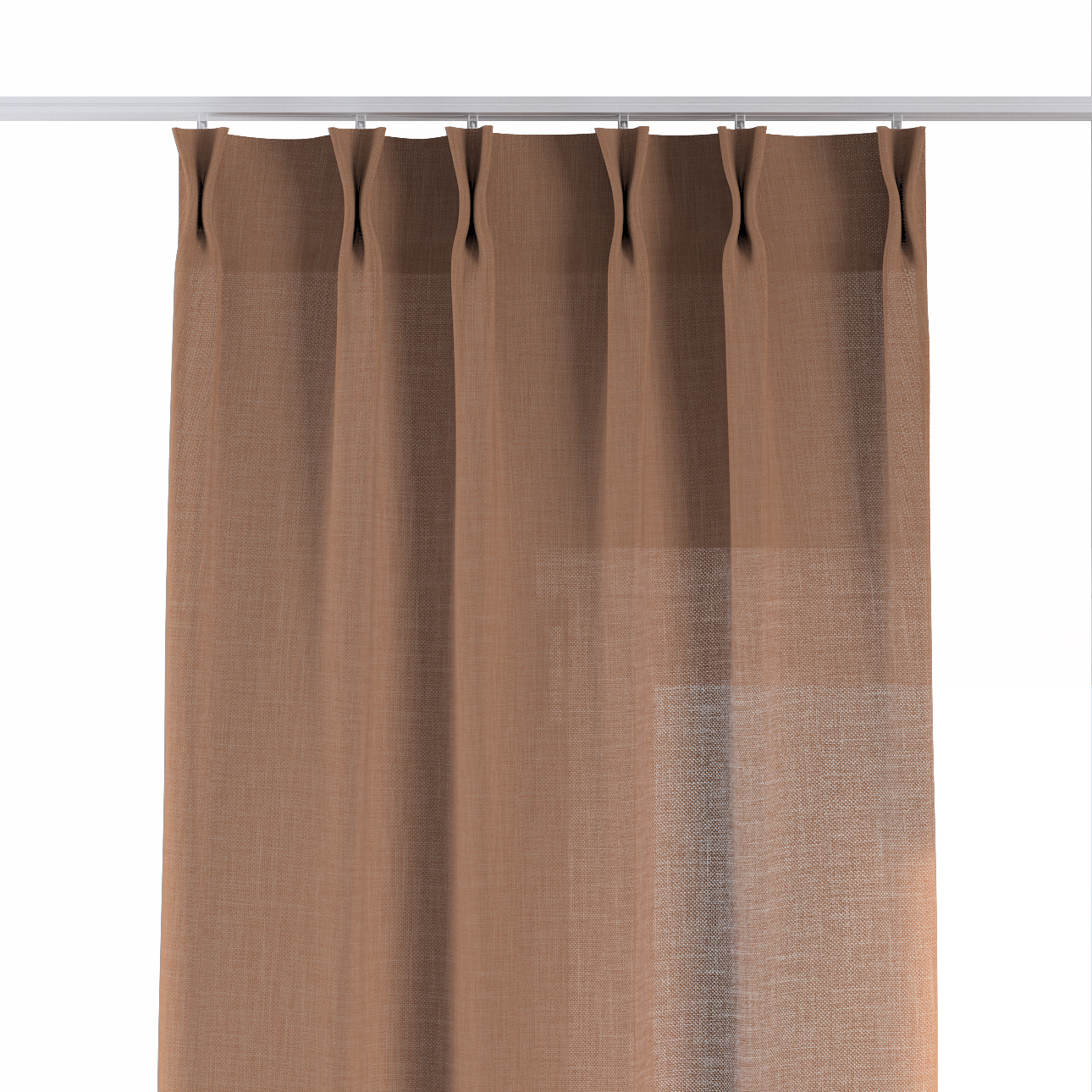 Vorhang mit flämischen 2-er Falten, zimt, Sensual Premium (144-45) günstig online kaufen