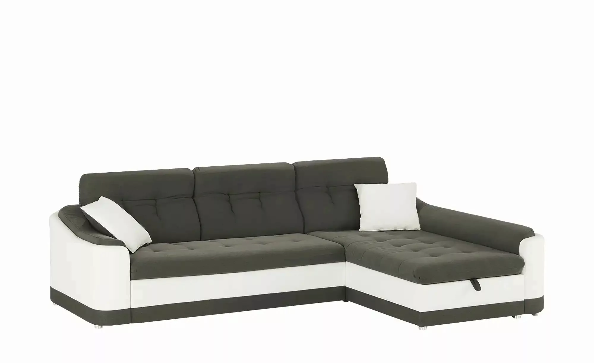 Ecksofa  Bea ¦ grau ¦ Maße (cm): B: 278 H: 86 T: 195.0 Polstermöbel > Sofas günstig online kaufen