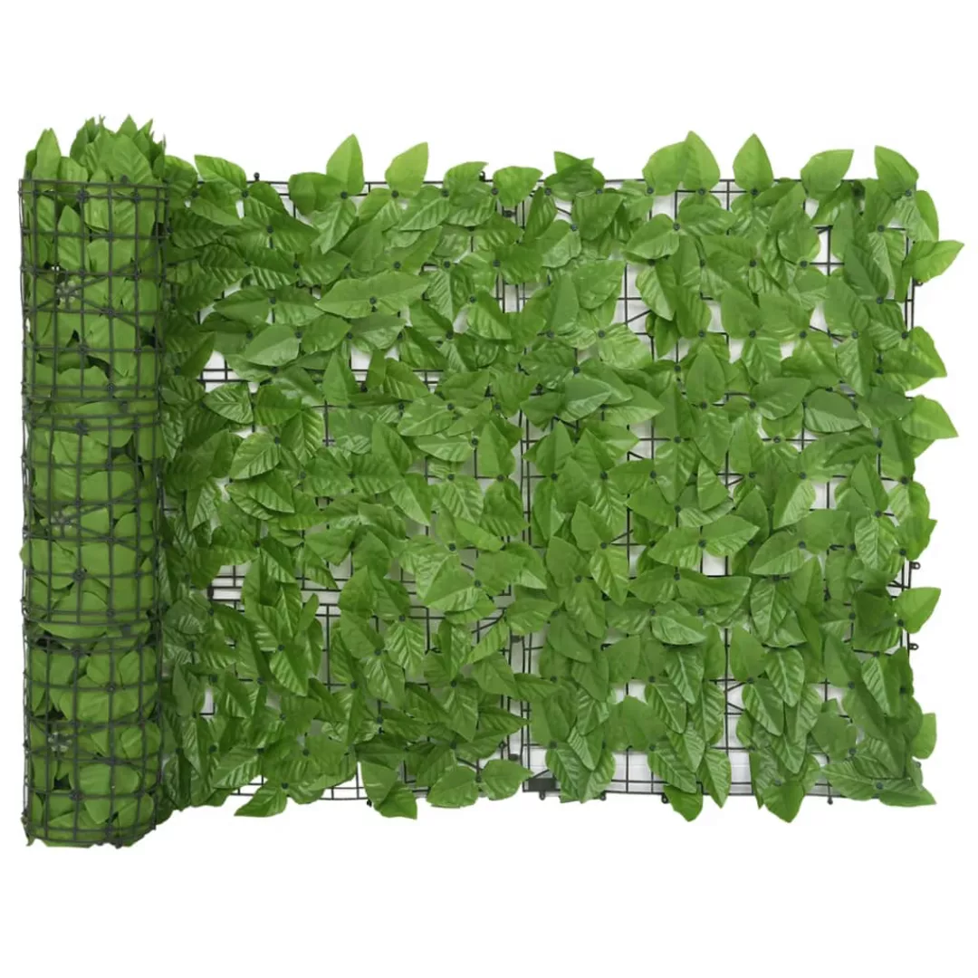 Balkon-sichtschutz Mit Grünen Blättern 500x75 Cm günstig online kaufen
