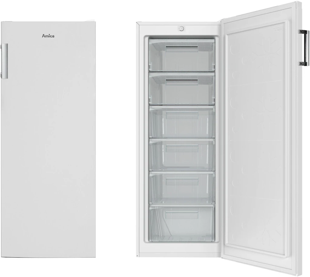 Amica Gefrierschrank »GS 324 190 W«, 144 cm hoch, 54 cm breit günstig online kaufen