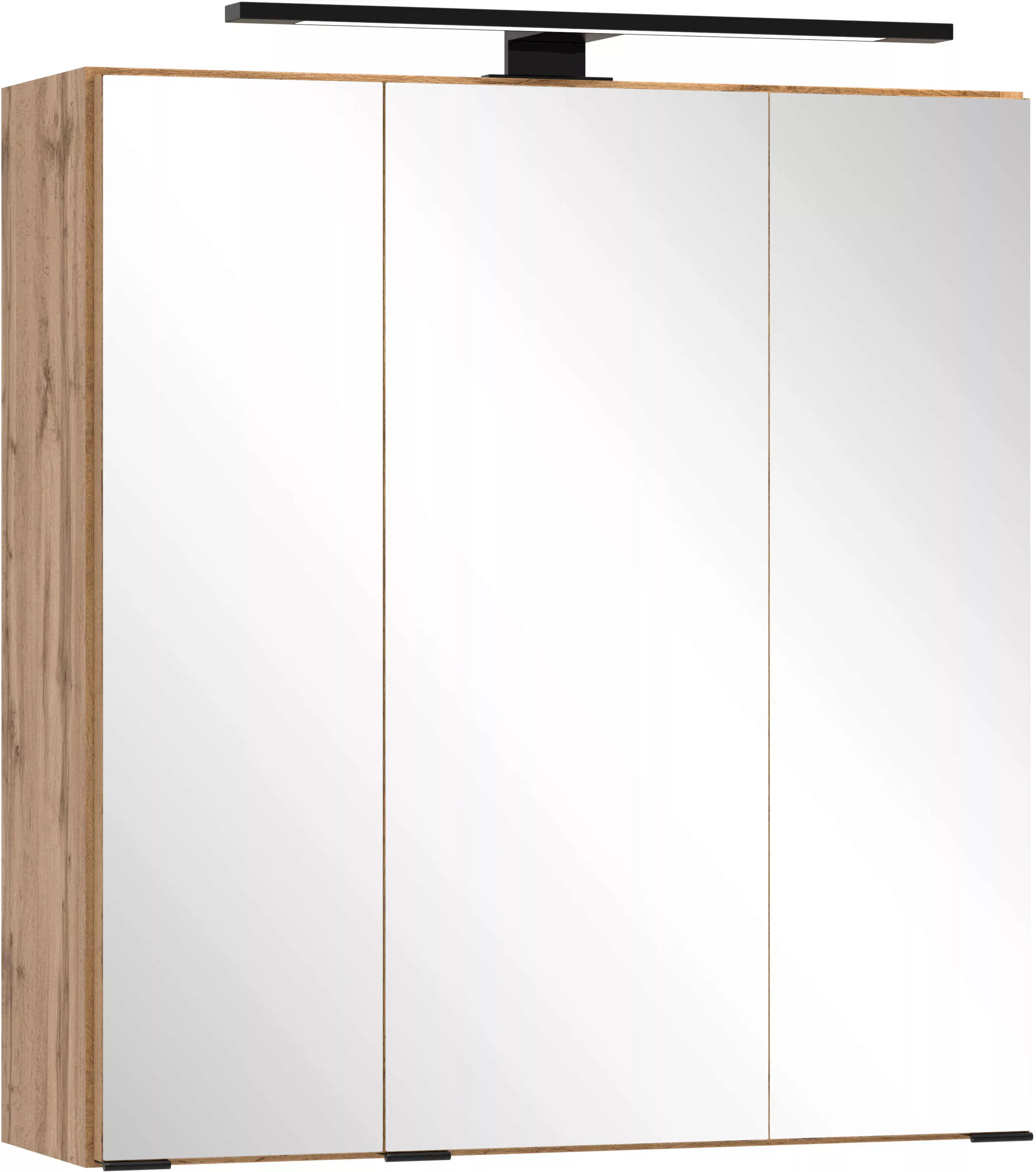 welltime Spiegelschrank, Welltime, Breite 60 cm, mittlere Tür reversibel, g günstig online kaufen