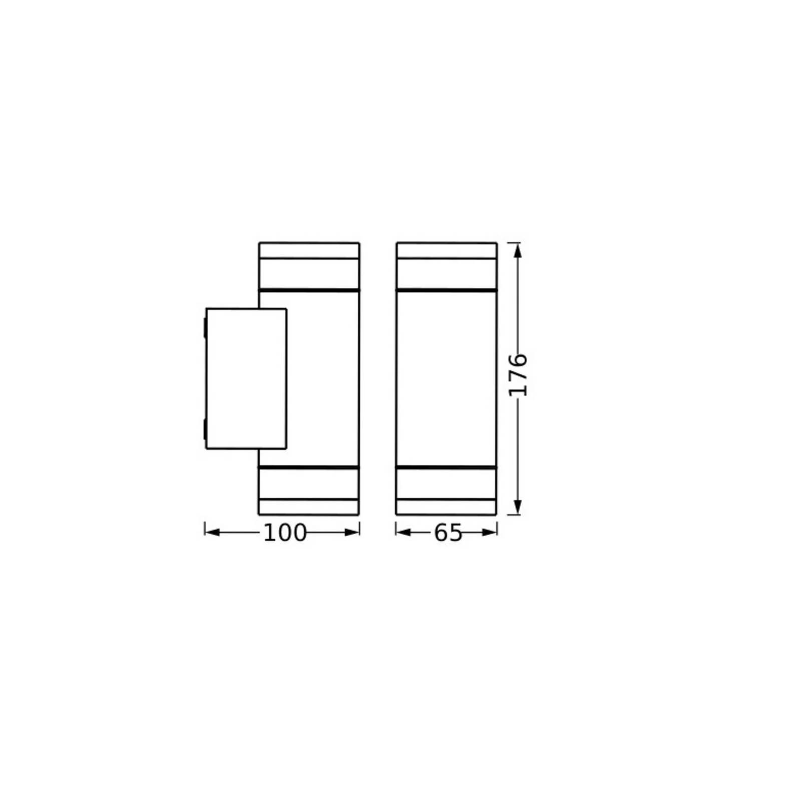 OSRAM Außenwandleuchte ENDURA CLASSIC IVE, dunkelgrau, IP65 günstig online kaufen