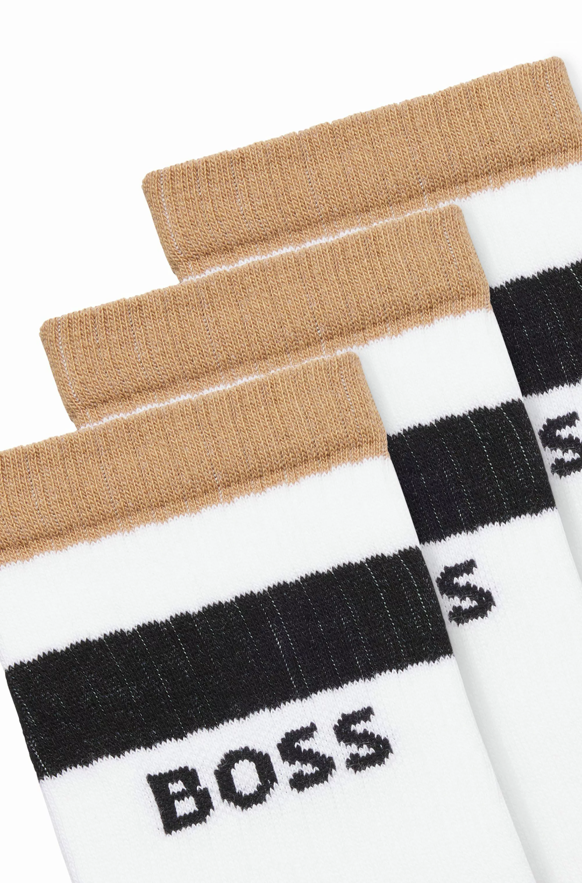BOSS Kurzsocken 3P QS Rib Iconic günstig online kaufen