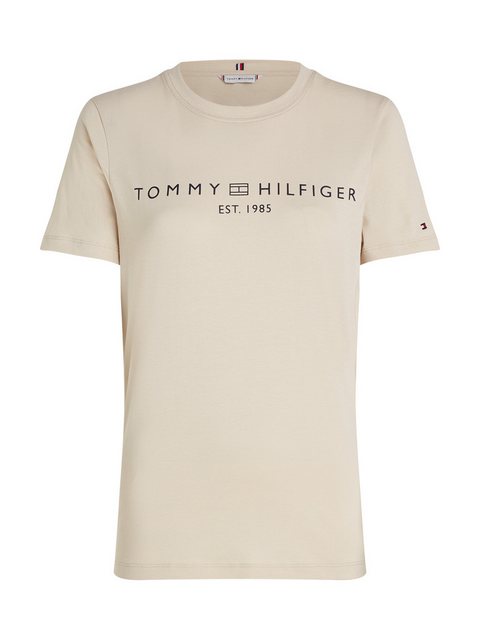 Tommy Hilfiger T-Shirt REG CORP LOGO C-NK SS mit Logoschriftzug günstig online kaufen